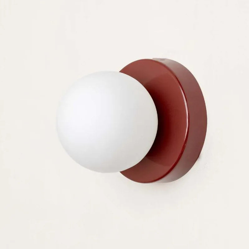 LumiGlobe – Moderne Wandleuchte mit Glasblock im Mid-Century-Stil