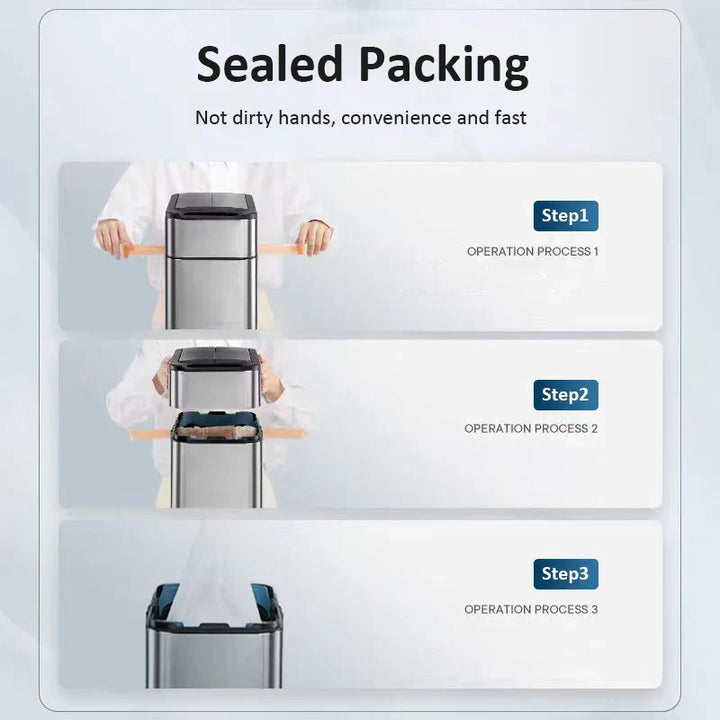 Karnz | Smart Edelstahl Automatischer Sensor Mülleimer