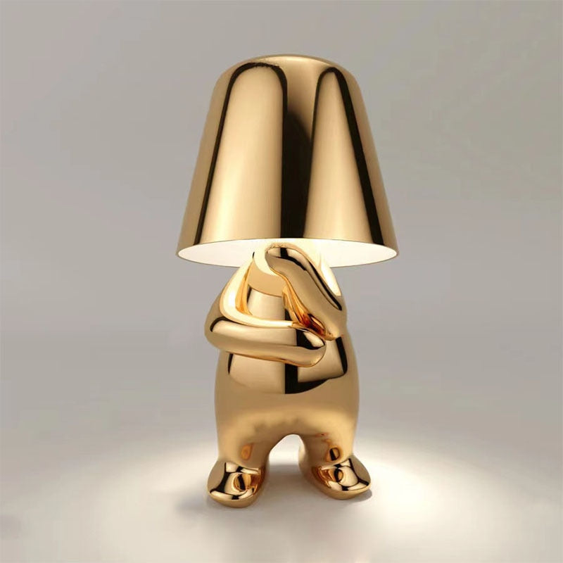 Moderne Tischlampe GloedHeld – Warmes LED-Licht für Wohnzimmer & Schlafzimmer | Stilvoll & Funktional | Karnz