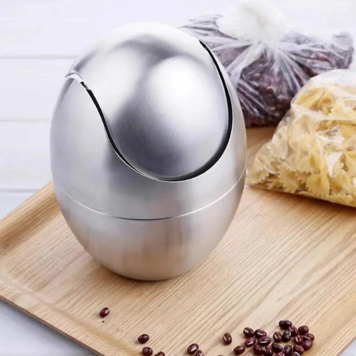 LuxBin Mini-Mülleimer aus Edelstahl Karnz