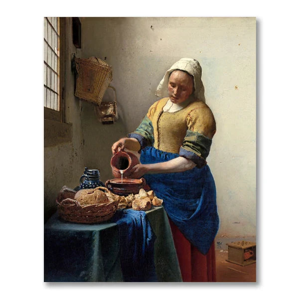 Mädchen mit einem Perlenohrring Poster Johannes Vermeer Niederländisches Goldenes Zeitalter Malerei Fein Kunst Leinwand Drucke Klassische Malerei Für Wohnzimmer Esszimmer Dekor | Karnz