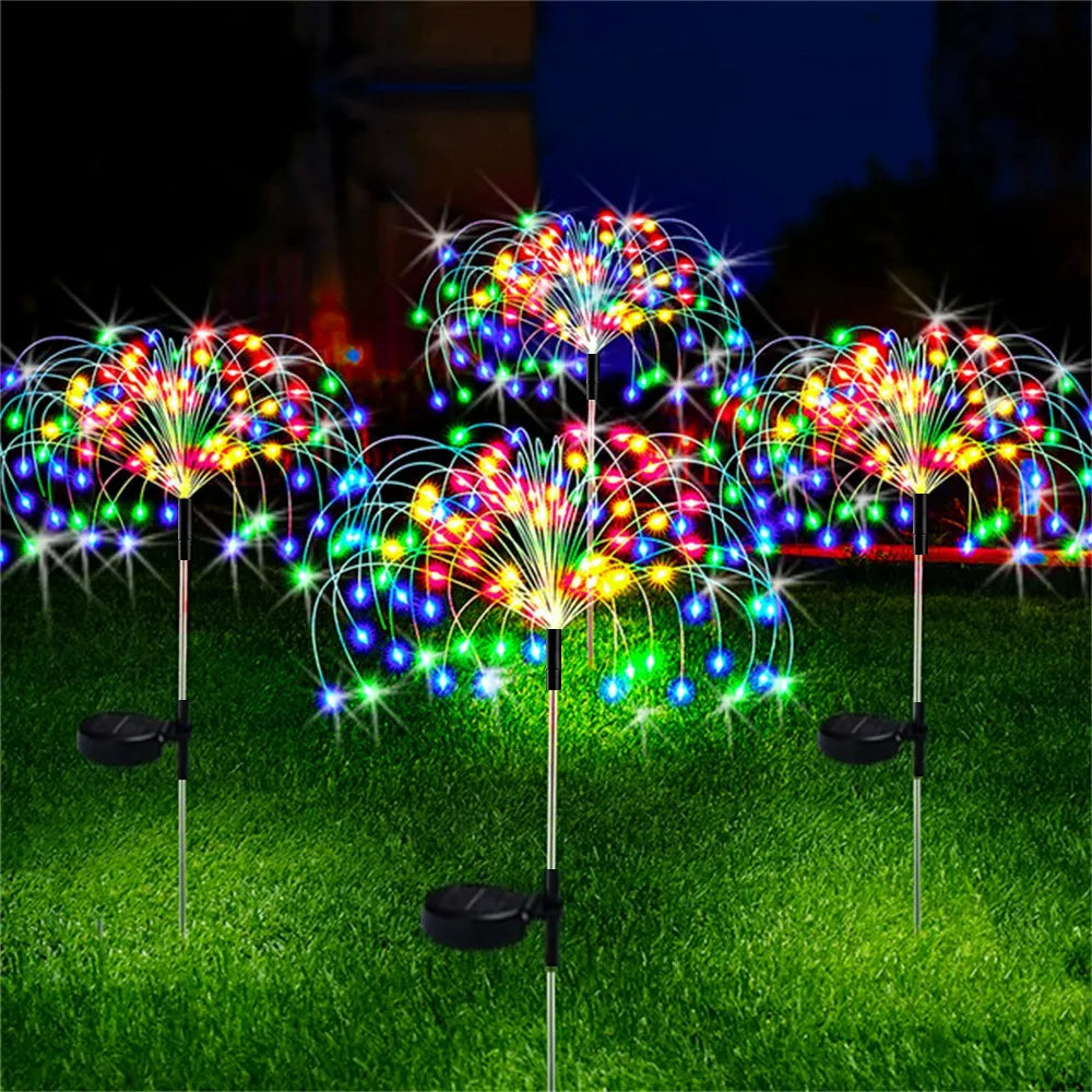 LED Solar Feuerwerk Fee Außenwegbeleuchtung | Karnz