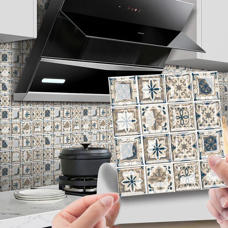 DecoMosaic 3D Mosaik Wandfliesen Aufkleber Karnz