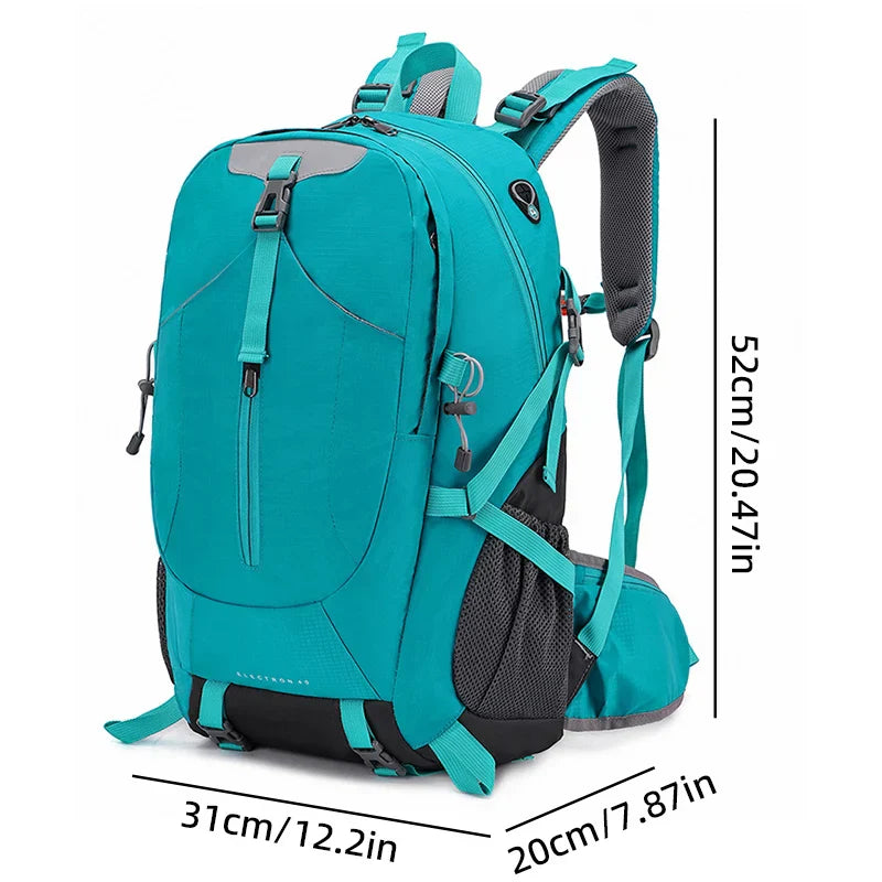 Karnz | Reiserucksack TrekVault 40 | 40 L Outdoor-Rucksack mit Regenhülle | Für Wandern, Reisen & Alltag | 31 × 20 × 52 cm