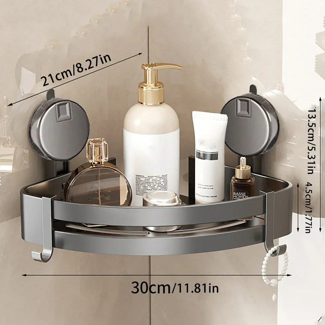No-Drill Saugkraft Eck Badezimmer Organizer