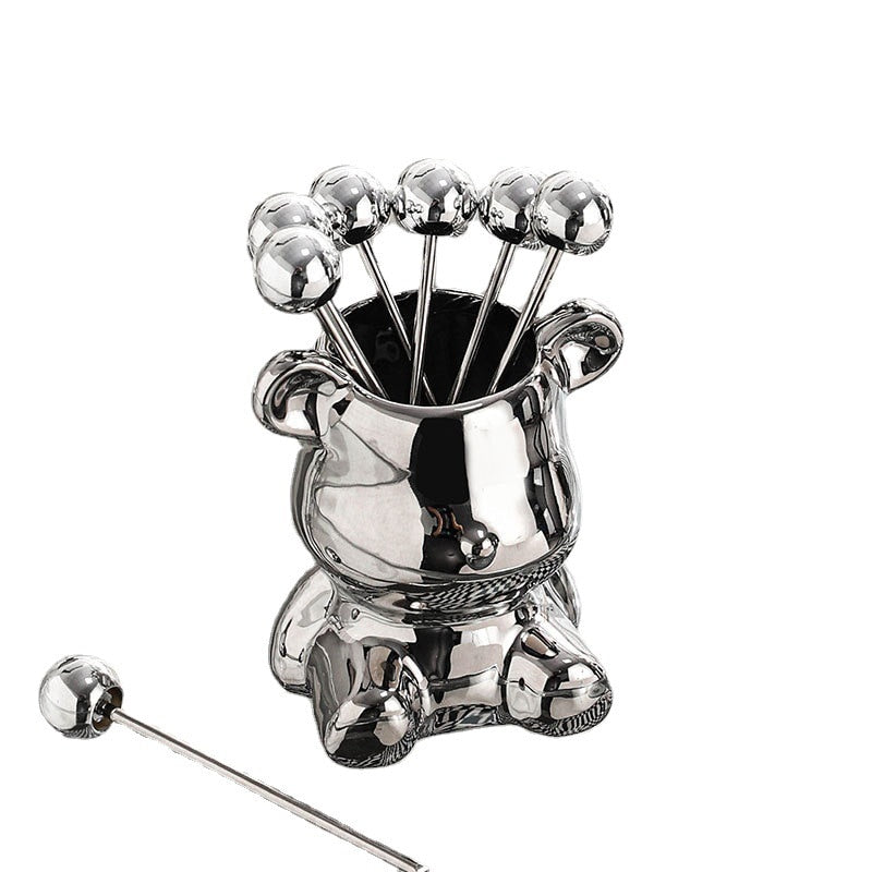 Nordic Tiny Bear Food Fruit Holder | Karnz