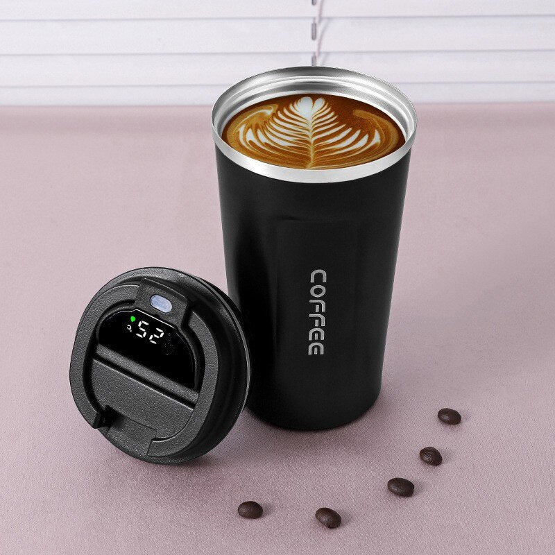 LED-Temperaturanzeige Smart Thermoskaffee Becher | Karnz