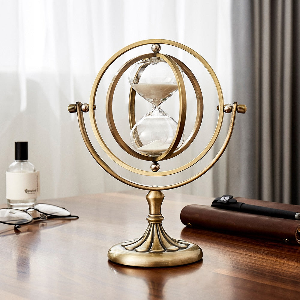 Time Charmer Metall Sanduhr Dekor | Karnz