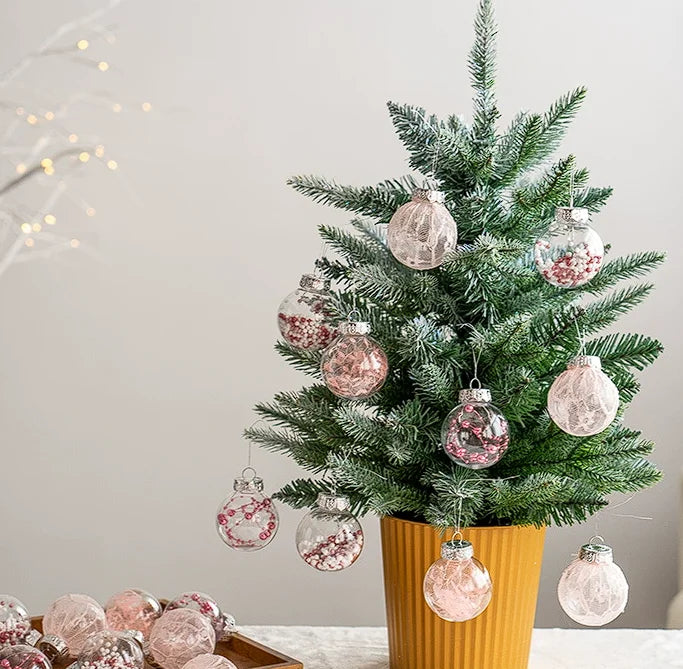 Transparent Hohlball Weihnachtsbaumdeko | Karnz