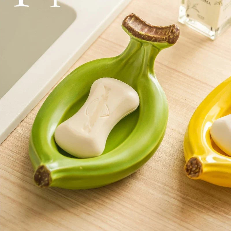Kreative Keramische Bananenseifenbox | Karnz