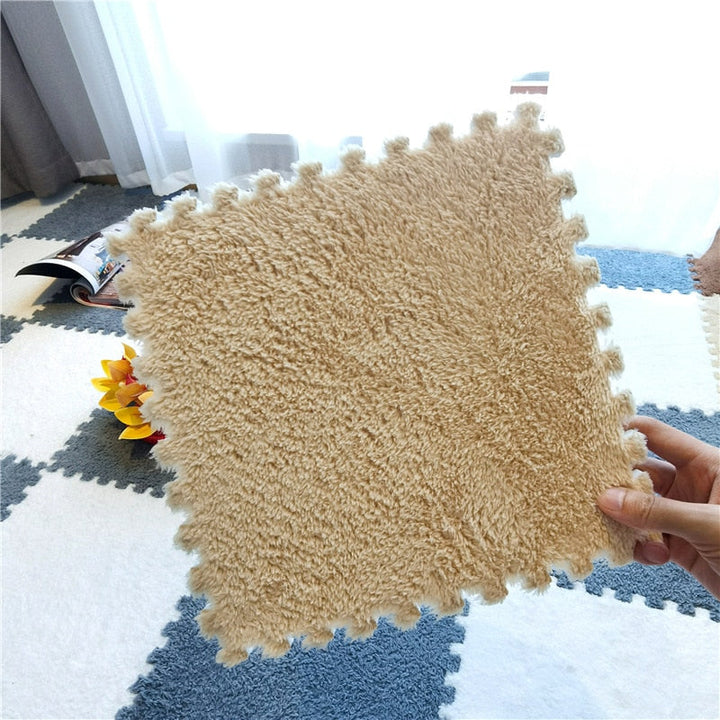 DIY Winter Plush Puzzle Mat | Karnz
