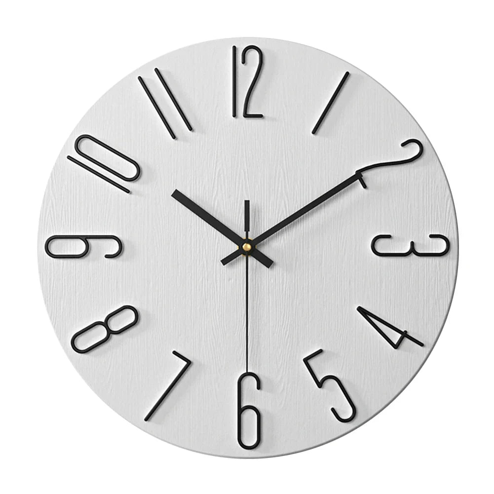 Stylische Designer-Wanduhr für elegante Innenräume