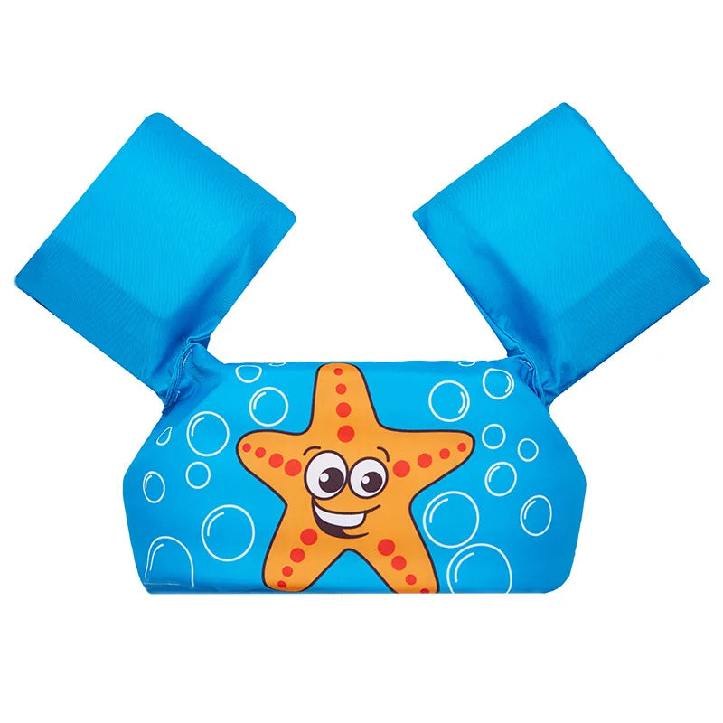 Karnz | FLOTTY Kinder Schwimmhilfe | Rettungsweste mit Armflügeln | Verstellbarer Doppelverschluss | Für Kinder bis 25 kg