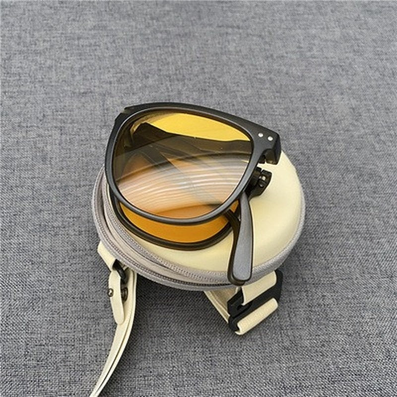 Karnz | Anti-UV faltbare Mode Flex klare Sicht Sonnenbrille