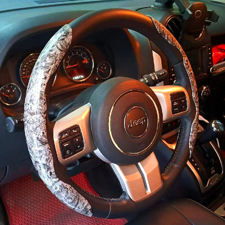 Karnz | Rutschfeste Holzmaserung Auto-Lenkradabdeckung