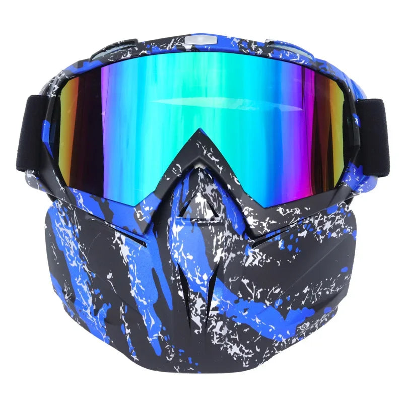 Schneeninja-Maske mit Schutzbrille