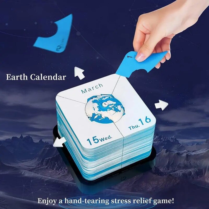 3D Earth Wanderer Kalender Memo Pad | Karnz