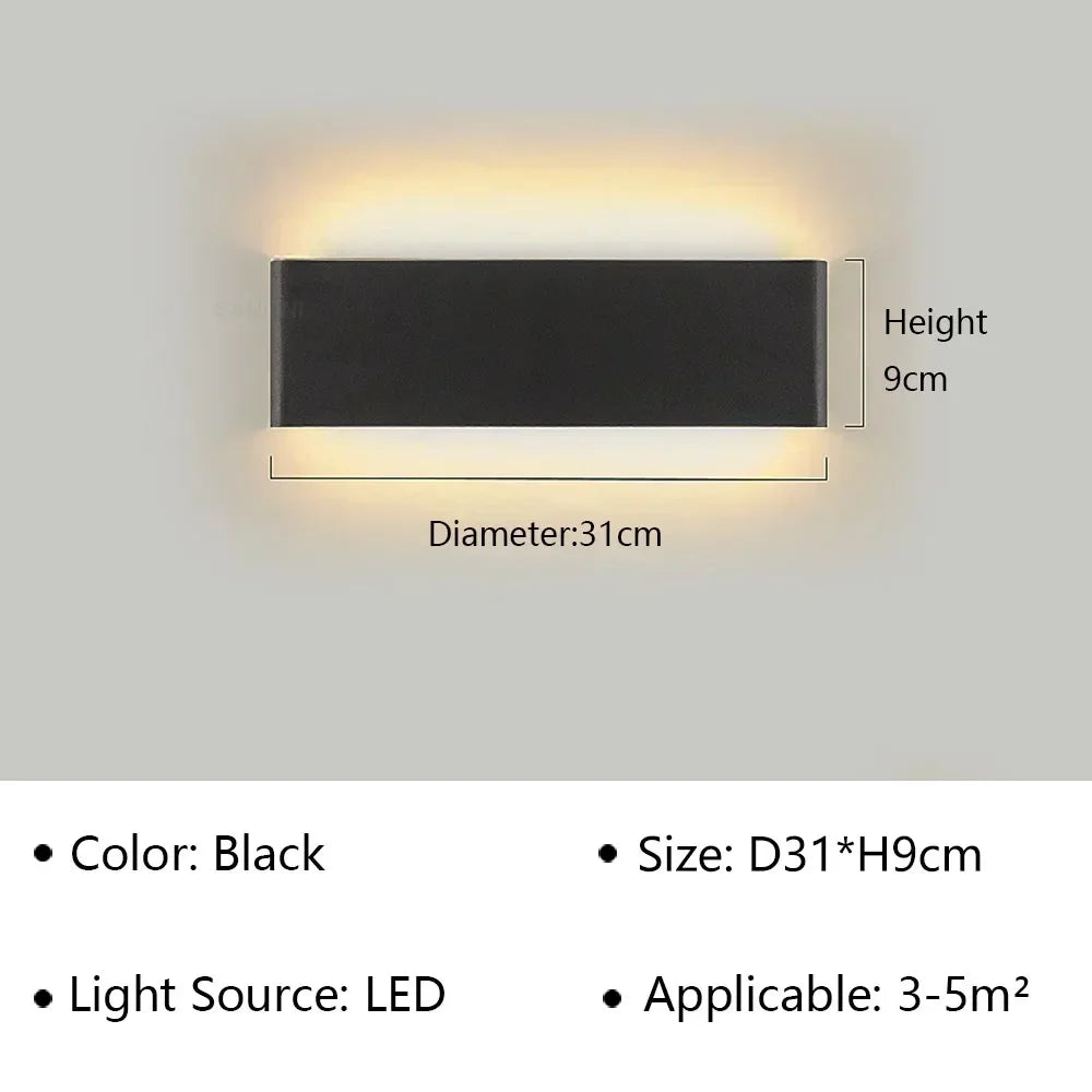 Karnz | LumiEra Moderne LED Wandleuchte | Stilvolles Design | Warmweißes Licht für Schlafzimmer, Flur & Badezimmer