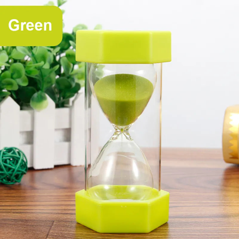 Hexagonale Dekorative Sanduhr – Mehrere Zeitoptionen und Farben | Karnz