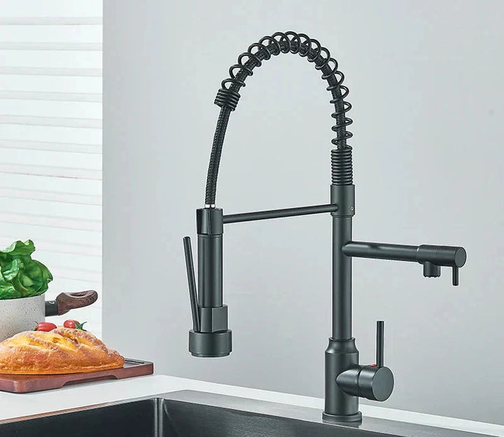 MixMaster – Flexibler 360° drehbarer Küchenmischerhahn Karnz