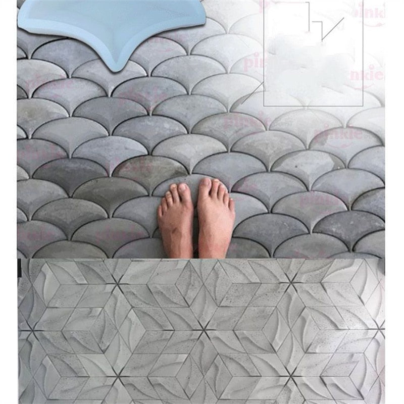 Geometrische Boden Silikonform
