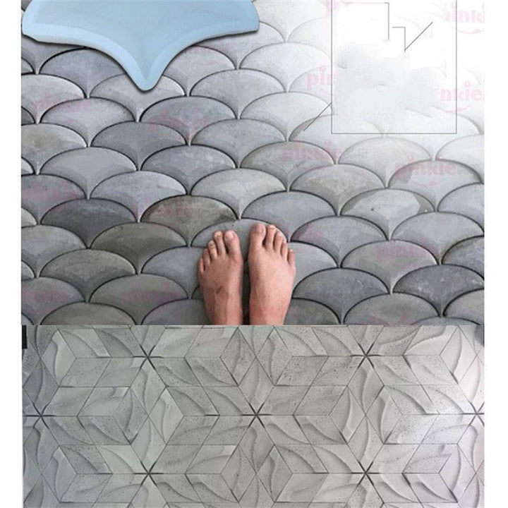 Geometrische Boden Silikonform