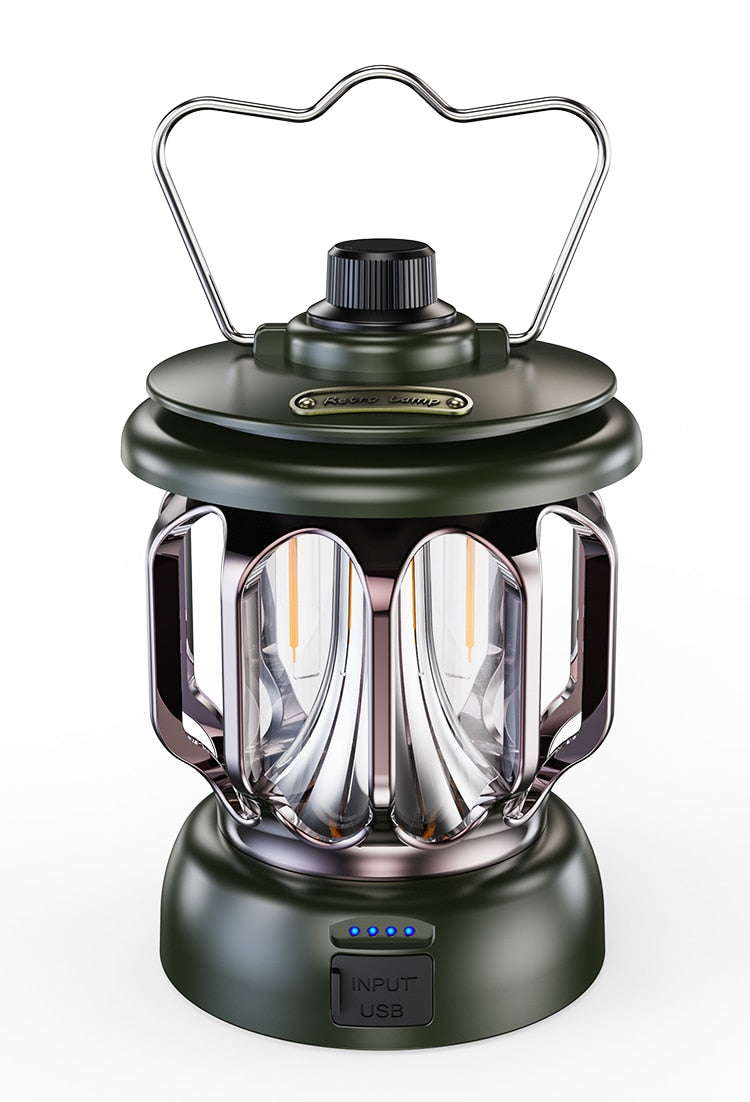 Retro Power Bank Camping LED Lampe | Karnz