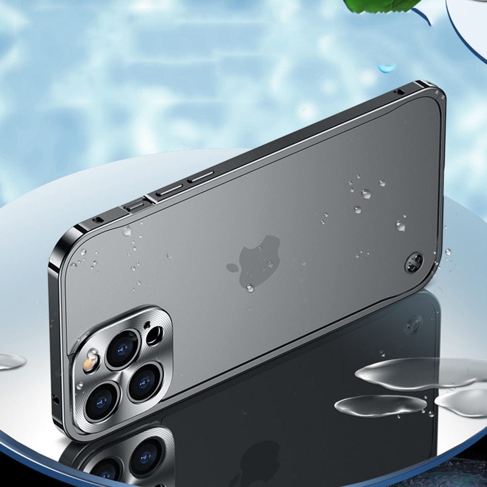 Sandsberg | iPhone Aluminium-Hülle | CNC-gefräster Metallrahmen für Schutz | Mehrere Farben