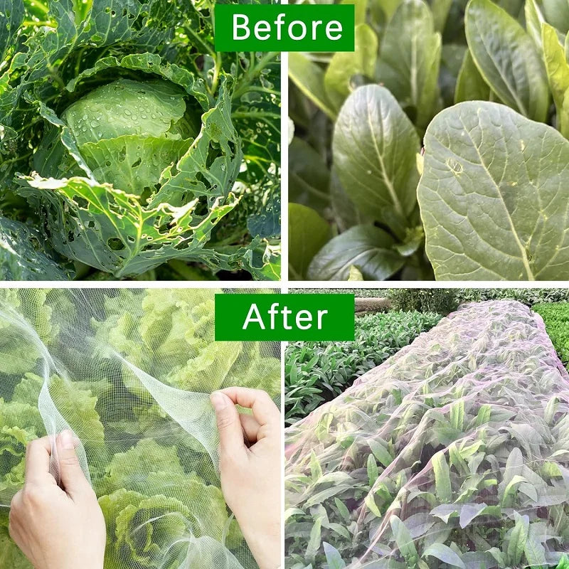 Karnz | Naturaviso Gartennetz Insektenschutz | UV-beständig & Reißfest | Pflanzenschutznetz gegen Schädlinge & Vögel