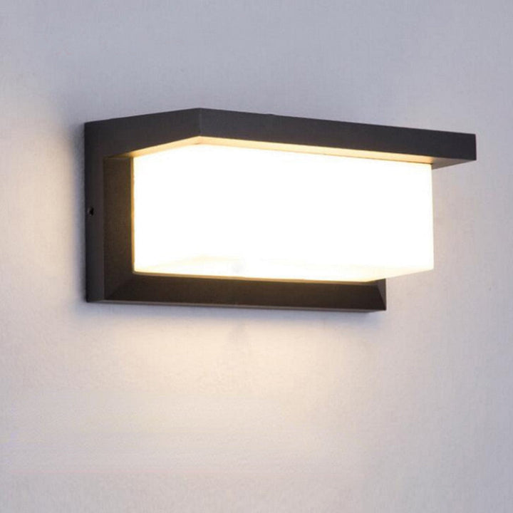 Guifi - Wasserdichte LED Außen Schwarz Wandlicht Modernes Design | Karnz
