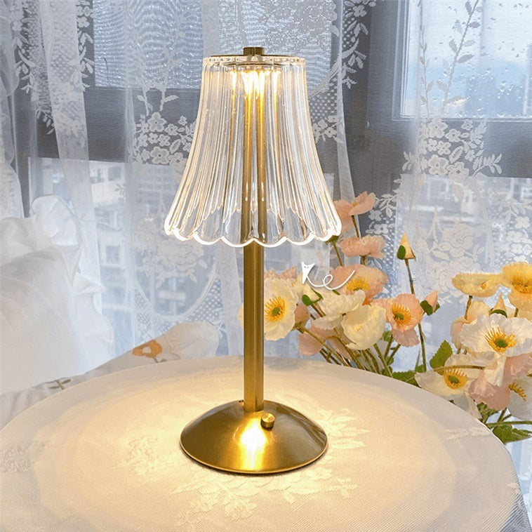 LED Retro Tischlampe USB aufladbar - BrillianceGlow | Karnz