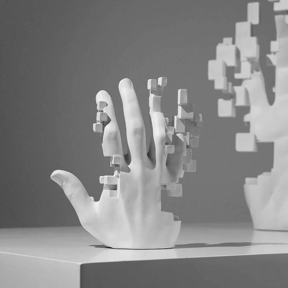Moderne Kunstvolle Berührungen Hand Statue Deko | Karnz