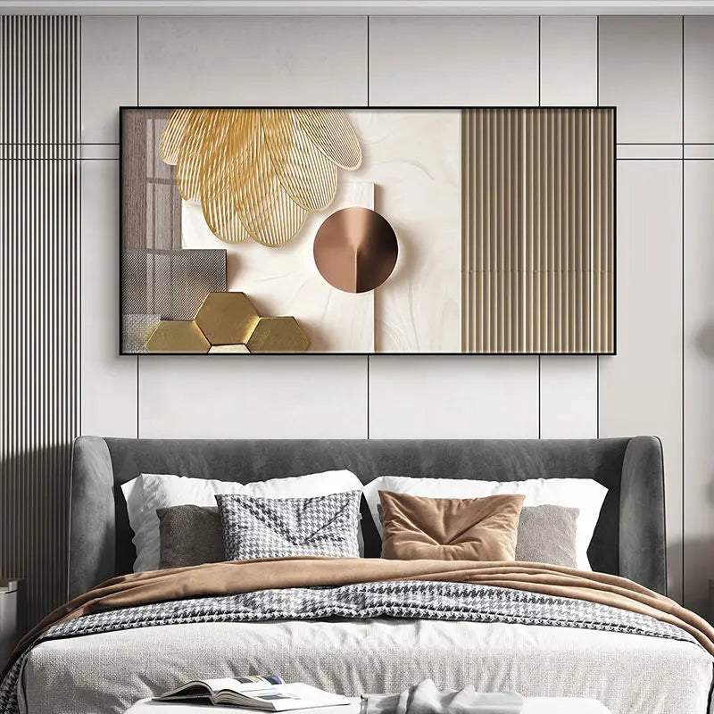 Moderne Ästhetik Abstrakte Sonne & Mond Wandkunst Feine Kunst Leinwanddrucke Bilder für luxuriöses Loft Wohnzimmer Esszimmer Lifestyle Kunst Dekor | Karnz