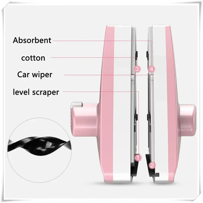 Magnetischer doppelseitiger verstellbarer Fensterreinigungs-Gadget | Karnz