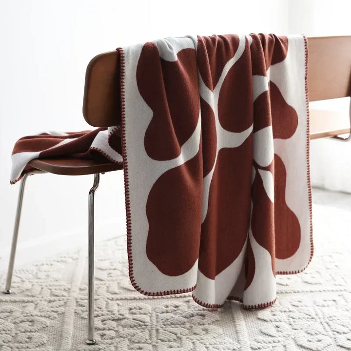 Karnz | NordLuxe | Jacquard Wurfdecke | Immitationskaschmir | Weich & Warm | Sofa-Decke & Bettüberwurf im skandinavischen Stil