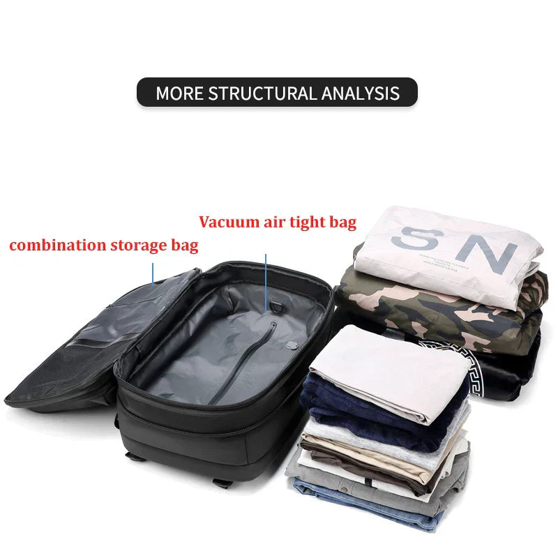Karnz | Vakuumkompression Ultimative Reise Rucksack