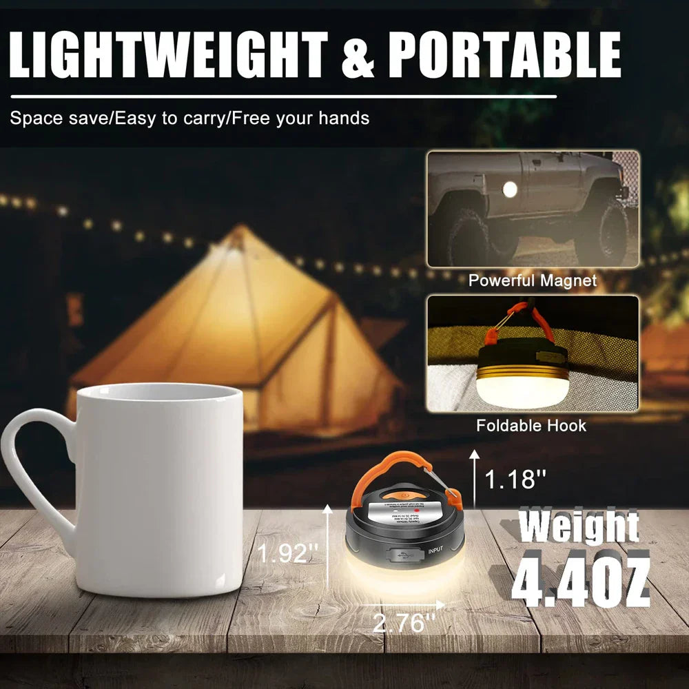 Praktisches Camping Magnetisches LED Wiederaufladbares Licht | Karnz