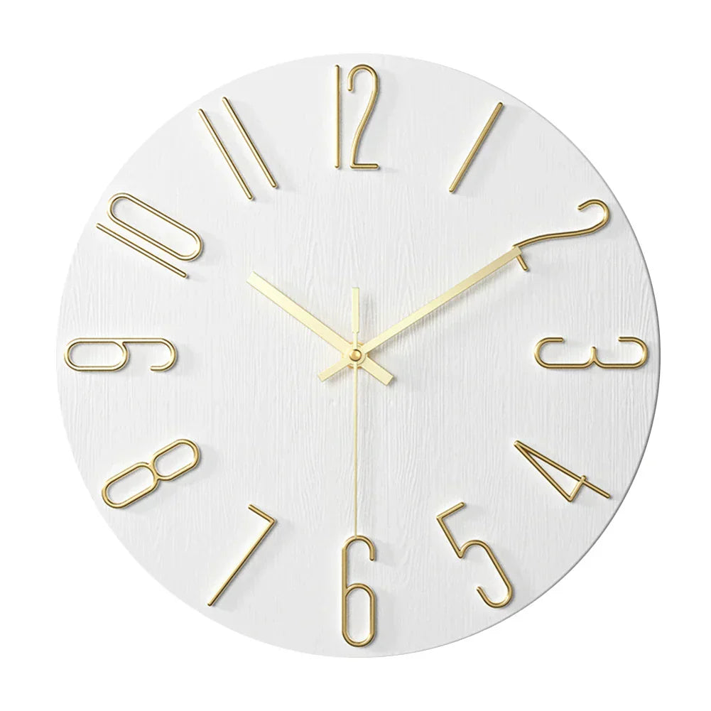 Stylische Designer-Wanduhr für elegante Innenräume