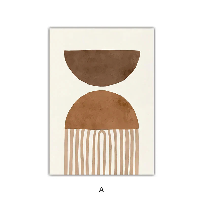 Einfache Natur Flora-Landschaft Galerie Wandkunst Fine Art Leinwanddrucke Minimalistische Nordic Bilder für das Wohnzimmer Skandinavische Wohnkultur | Karnz