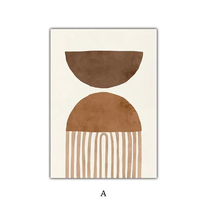 Einfache Natur Flora-Landschaft Galerie Wandkunst Fine Art Leinwanddrucke Minimalistische Nordic Bilder für das Wohnzimmer Skandinavische Wohnkultur | Karnz