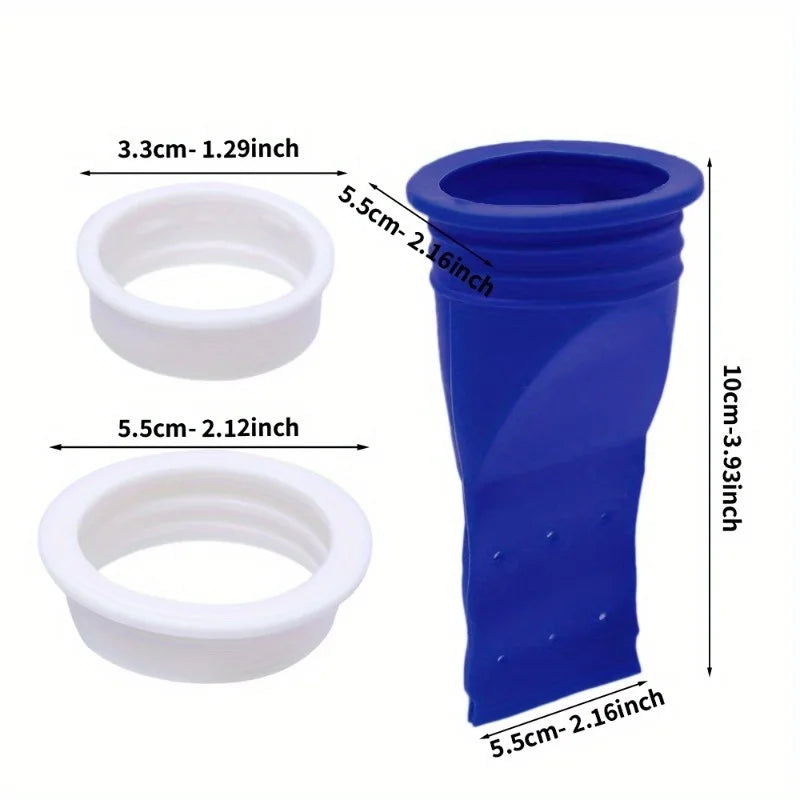 DrainGuard Rückstausicherung Set – 6 Teile Anti-Geruch & Rückfluss Bodenablauf Klappe für Bad, Toilette & Küche Karnz