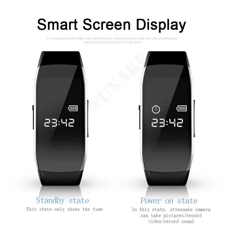 Karnz | Silent Sight Mini Drahtlose HD Kamera Uhr
