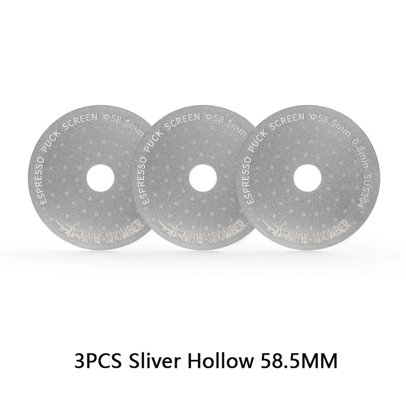 MHW-3BOMBER 51/53/58.5mm Espresso Puck Screen Doppel-Layer Metall Kaffee Wiederverwendbarer Filter