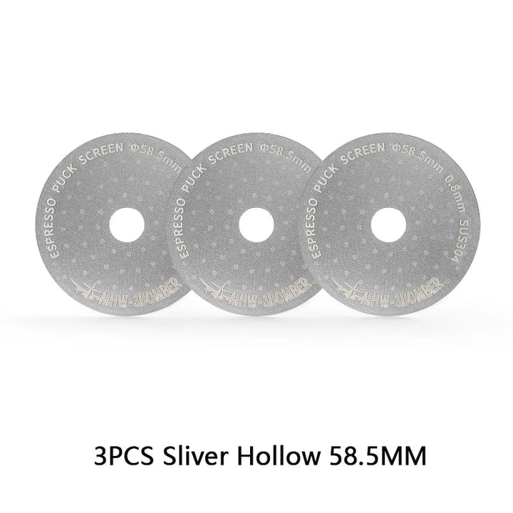 MHW-3BOMBER 51/53/58.5mm Espresso Puck Screen Doppel-Layer Metall Kaffee Wiederverwendbarer Filter