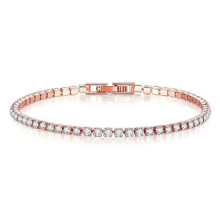Tennisarmband – Strahlen Sie mit Haltung: Eleganz aus Sterling Silver und Hip-Hop Flair!
