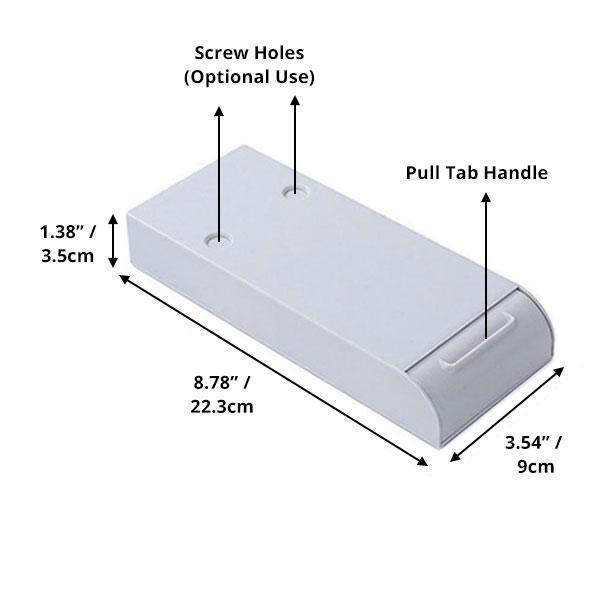Selbstklebender Unter-Desk Schubladenorganizer | Karnz