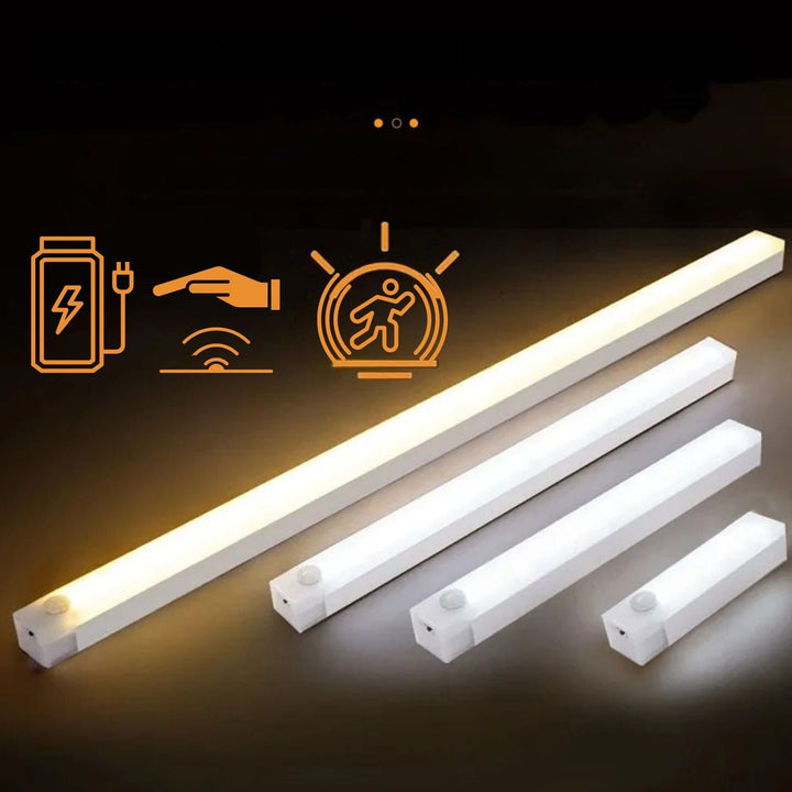Karnz | SenseLite Motion LED | Wiederaufladbares Sensorlicht mit Magnetbefestigung | Warmweiß | Für Schrank, Bett & Flur