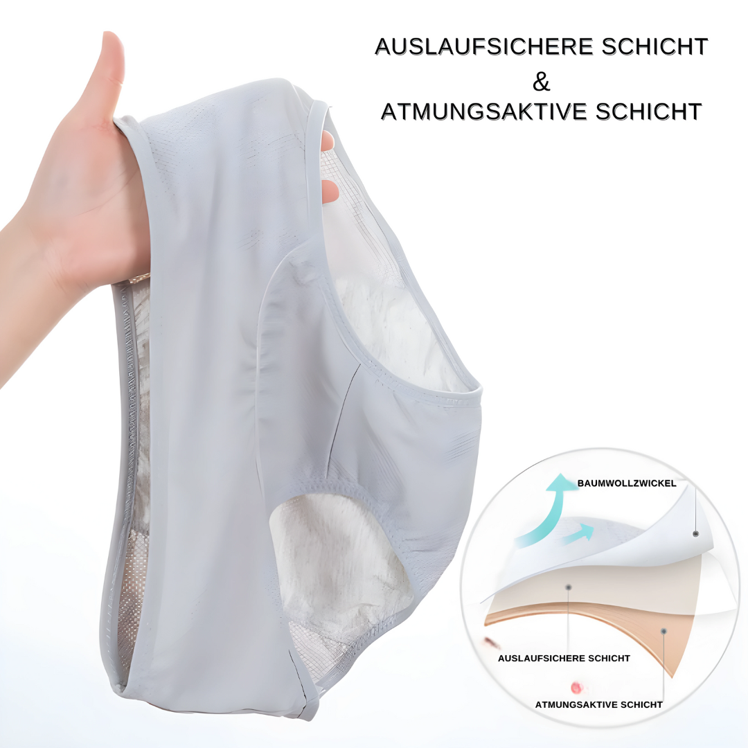 Elegante Damenunterwäsche mit Auslaufschutz – Aurora Comfort Slip