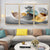 Set von 3PCS Golden Autumn Deer Wandkunst Feine Kunst Leinwanddrucke Nordic Abstract Landschaft Bilder Für Wohnzimmer Dekor