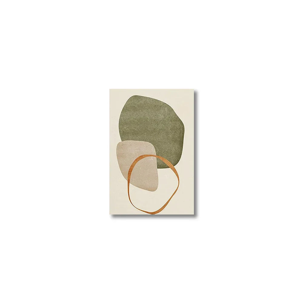 Set von 3PCS Neutrale Töne Tropische Botanische Abstrakte Wandkunst Feine Kunst Leinwanddrucke Bilder Für Wohnzimmer Esszimmer Skandinavische Wohnkultur